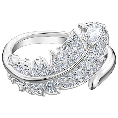 SWAROVSKI Naughty or Nice Collection Nice Simple Ring Cz White 8