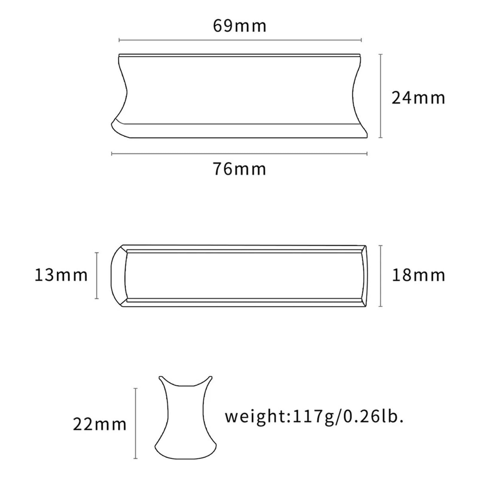 2X Metal Lap Steel Bar Slide Akcesoria Do Gitary Elektrycznej