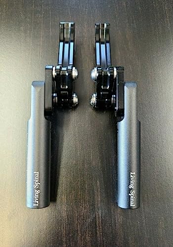 Living Spinal Aluminum Durable Wheelchair Scissor Lock Brakes (1.25