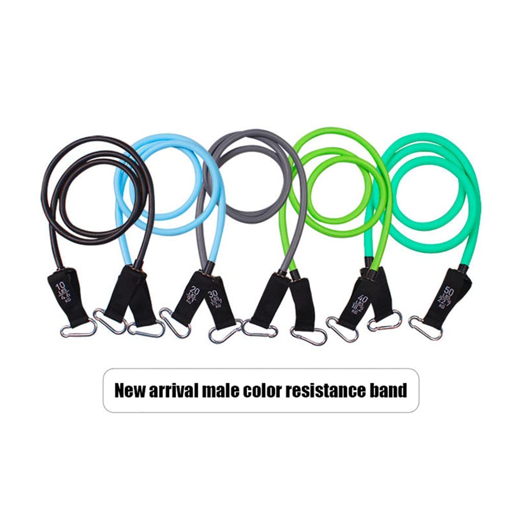 11 PCS/Set Men Bands de Resistencia Boba de Culturismo TPE Belt Fitness Fitness Yoga Pull Rope Equipo de Gimnasio Bandas elásticas