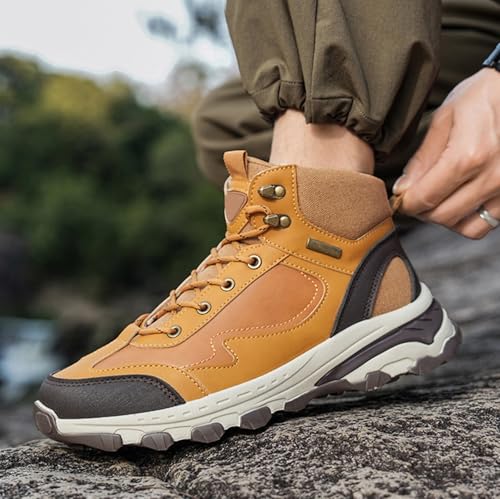 Baskets montantes au style sportif et tendance jaune pour affirmer votre look de rue - 2