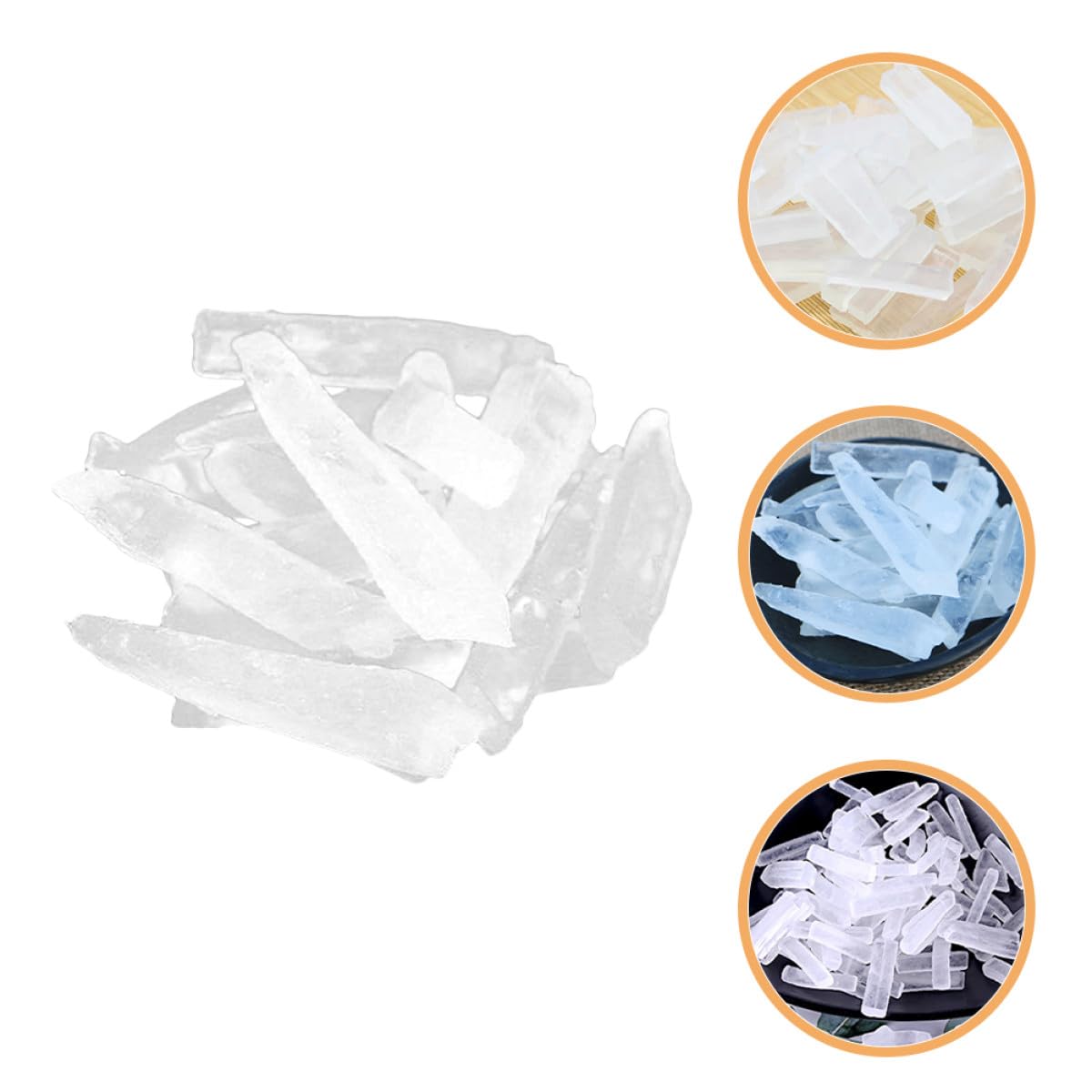 Gadpiparty Base di Sapone Naturale Trasparente per Fai da Te Schiuma Ricca e Pulizia Profonda, Confezione da 3 Borse per Uso Bagno e Tutta la Famiglia