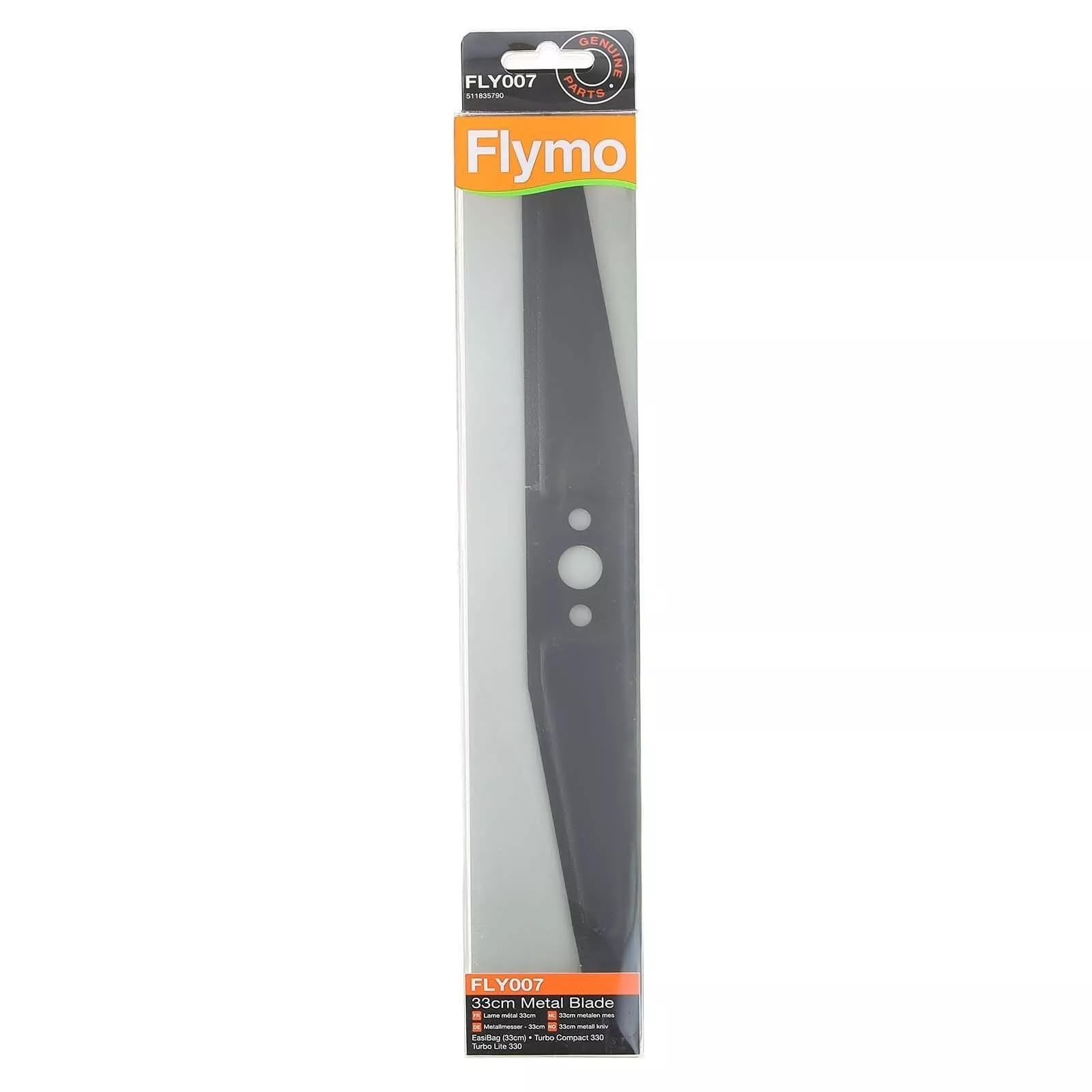 Masterpart Mower Metal Blade 33cm To Fit Flymo Turbolite 330, Turbo Compact, Vision 330 Lawnmowers FLY007, 511835790