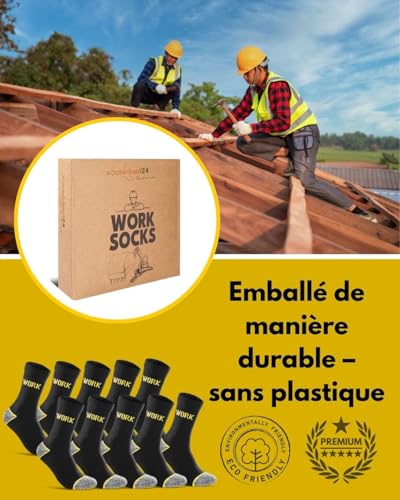 Chaussettes de Travail Homme WORK Socks 70104T (43-46) – vue 7