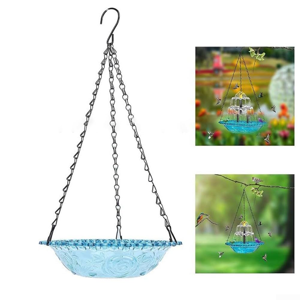 Pompa a fontana a energia solare, 4 W, monocristallino, pannello diviso con 5 ugelli, motore CC silenzioso per vaschetta per uccelli, laghetto per pesci, giardino, decorazione esterna