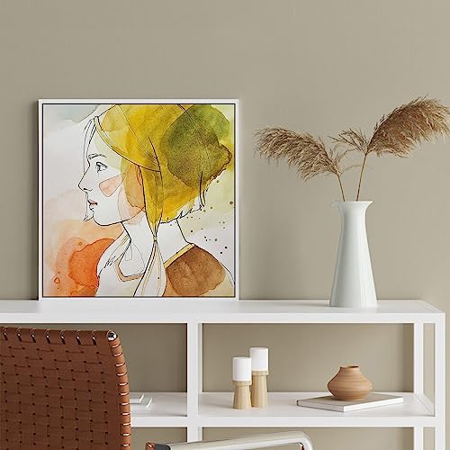 Image of 12x12 White Floater Frame for Canvas Painting 0.6-0.8 inch Deep,2 Pack