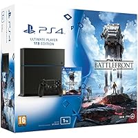 Console Playstation 4 1 To Jet Black + Star Wars: Battlefront