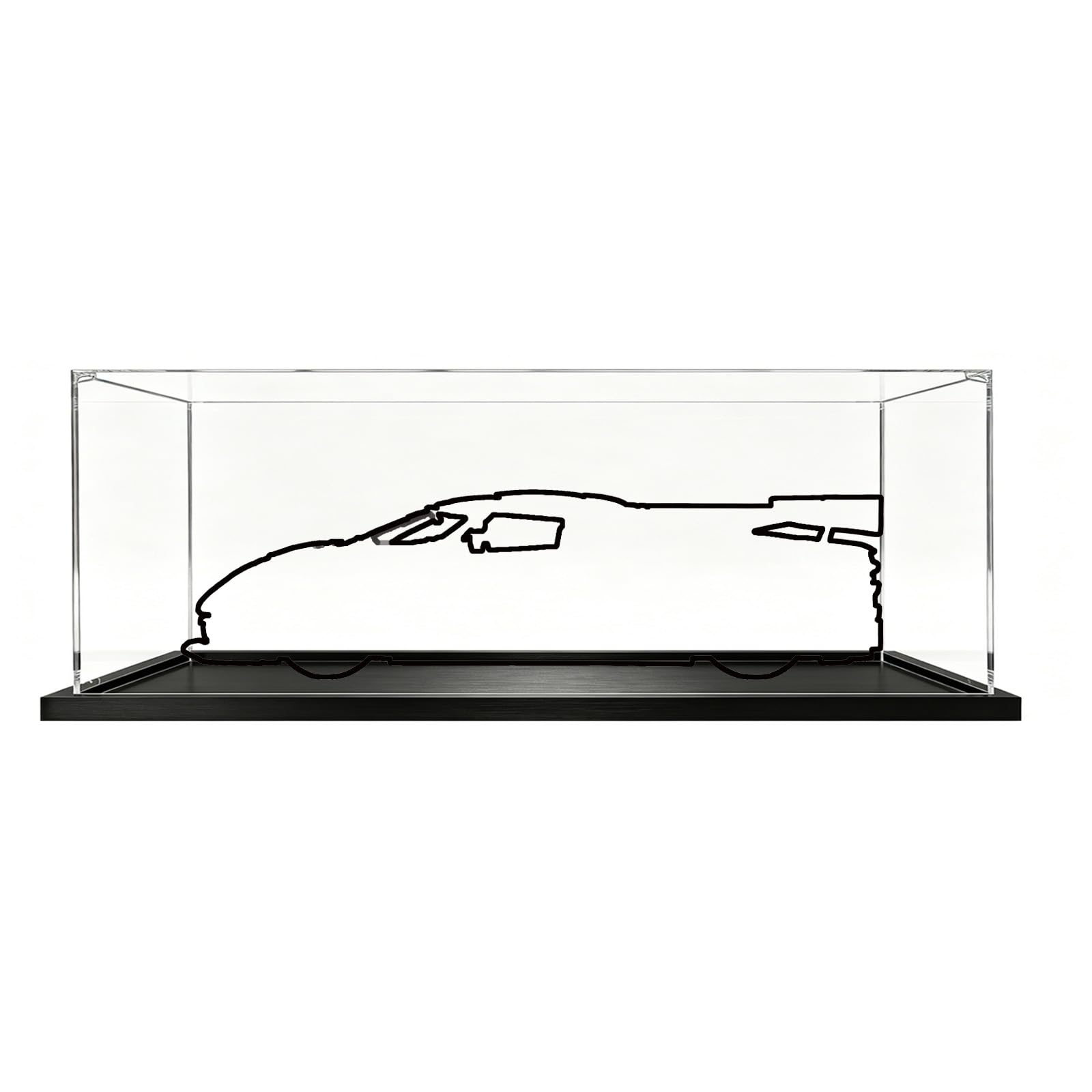 Dustproof Clear Acrylic Display Case for Lego 42232 Racing,Box Only (3mm)