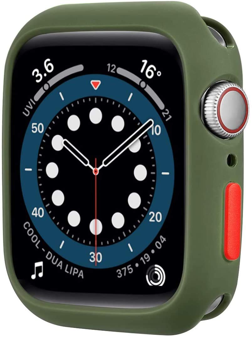 MORUS Matte Soft TPU Ultra-Thin Case Cover Compatible Apple Watch 42MM Series 3 2 1, Olive Green 42 MM (B08W33B4G7) Amazon Price History, Amazon Price Tracker