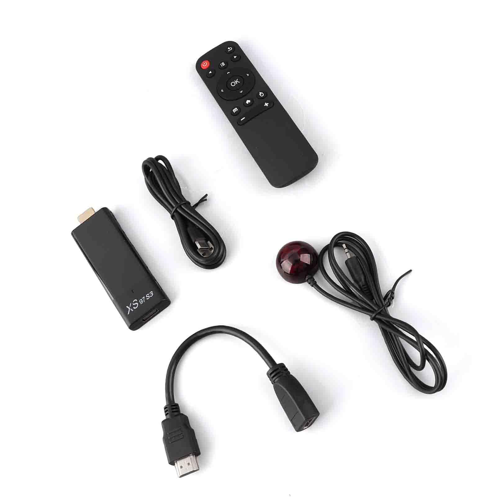 Chiavetta TV 4K Stick Lettore Multimediale in Streaming 4K Chiavetta TV HDR 2 GB RAM 8 GB ROM 10.0 con Telecomando per 10.0