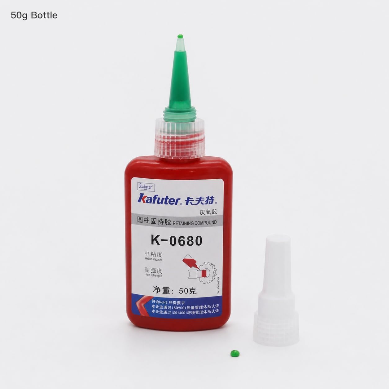 VIDOO Kafuter K-0680 Klej Kotwiący do Kół Pasowych i Przekładni, Klej Kotwiący, Matryca Uszczelniająca Ślizgowa, Wirniki Napędowe, Tuleje, Trwałe Spoiwo Cylindryczne, 250g