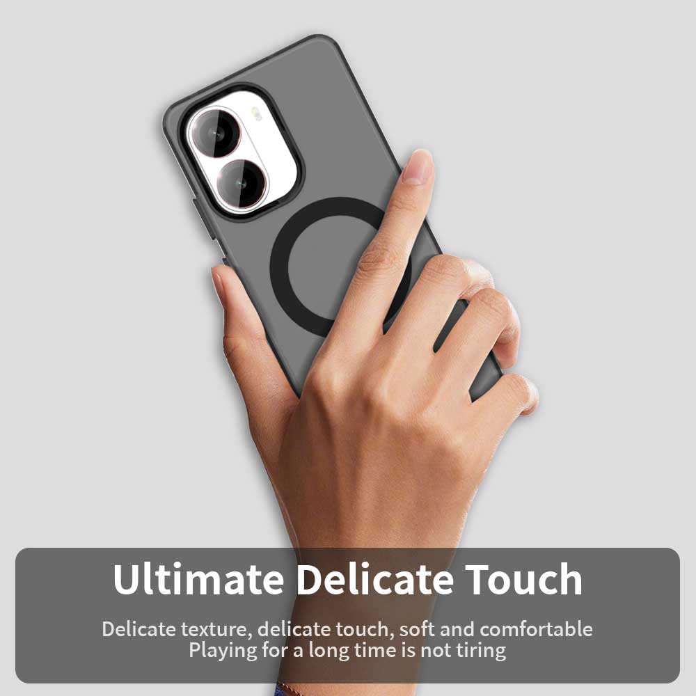 HAOYE Cover Magnetica Per Xiaomi 15 Ultra 5G – Custodia Sottile TPU+PC Opaca, Antiurto, Compatibile MagSafe, Blu - 2