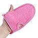 Produktbild TRIXES Loofah Peeling Handschuh zur Entfernung trockener Haut und Bräunungscreme - Premium Beauty Artikel - für Arme Schultern Rücken - Einheitsgröße - für Dusche Bad und Spa Anwendung - Farbe Pink