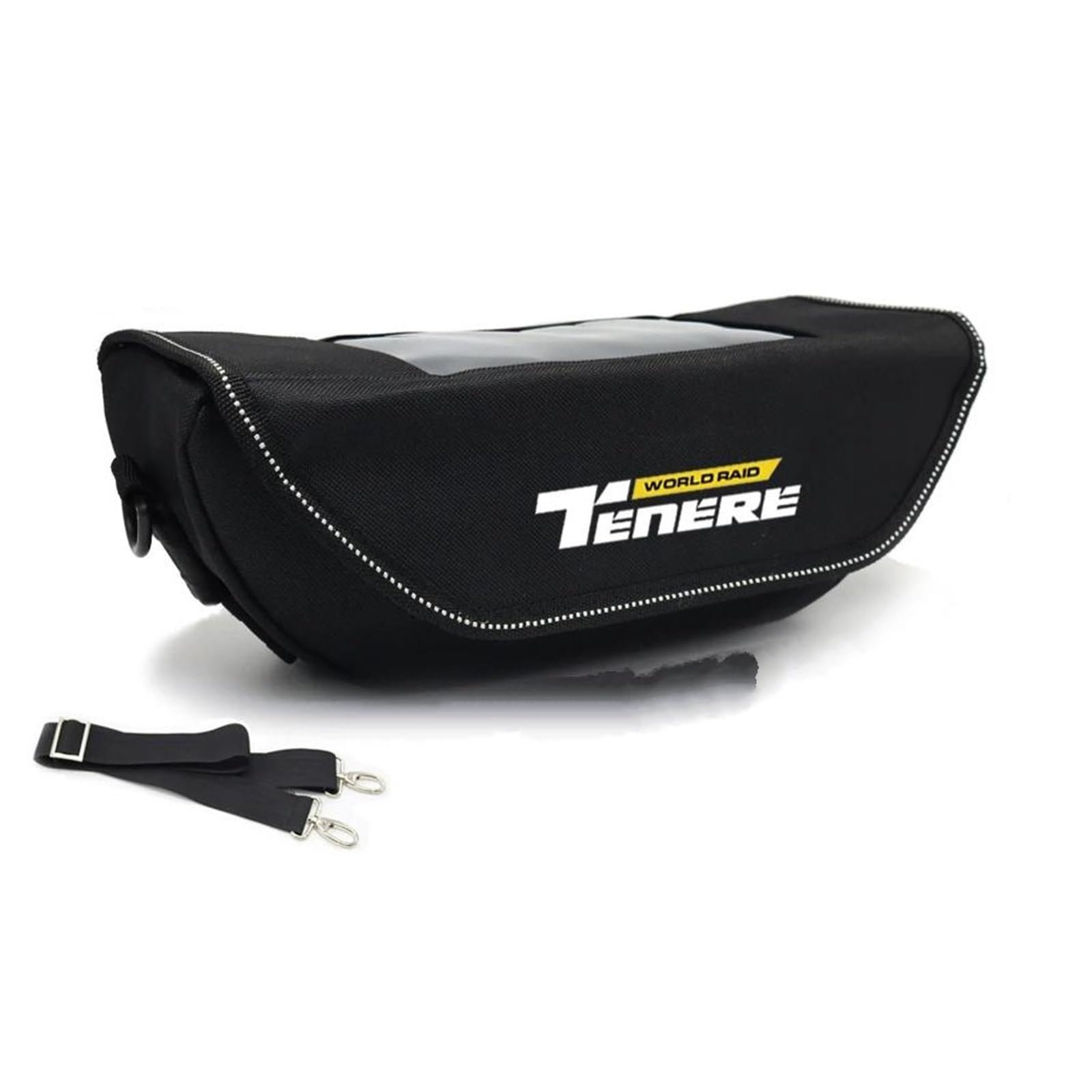 Borsa da Manubrio per Moto Impermeabile per Y&amaha Tenere 700 World Raid 2022 Pacchetto di Attrezzi da Viaggio per Riporre Gli Accessori(Nero 1)