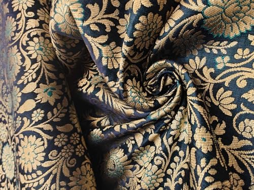 Tissu brocart de soie King Khab haut de gamme pour haute couture
