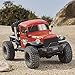 BEEZRC RocHobby 1/10 Scale Atlas 4WD 2.4GHz RC Crawler RC Rock Truck Off Road Hobby Grade Remote Control Car for Adults with Transmitter Need to Complete with Battery (Orange)