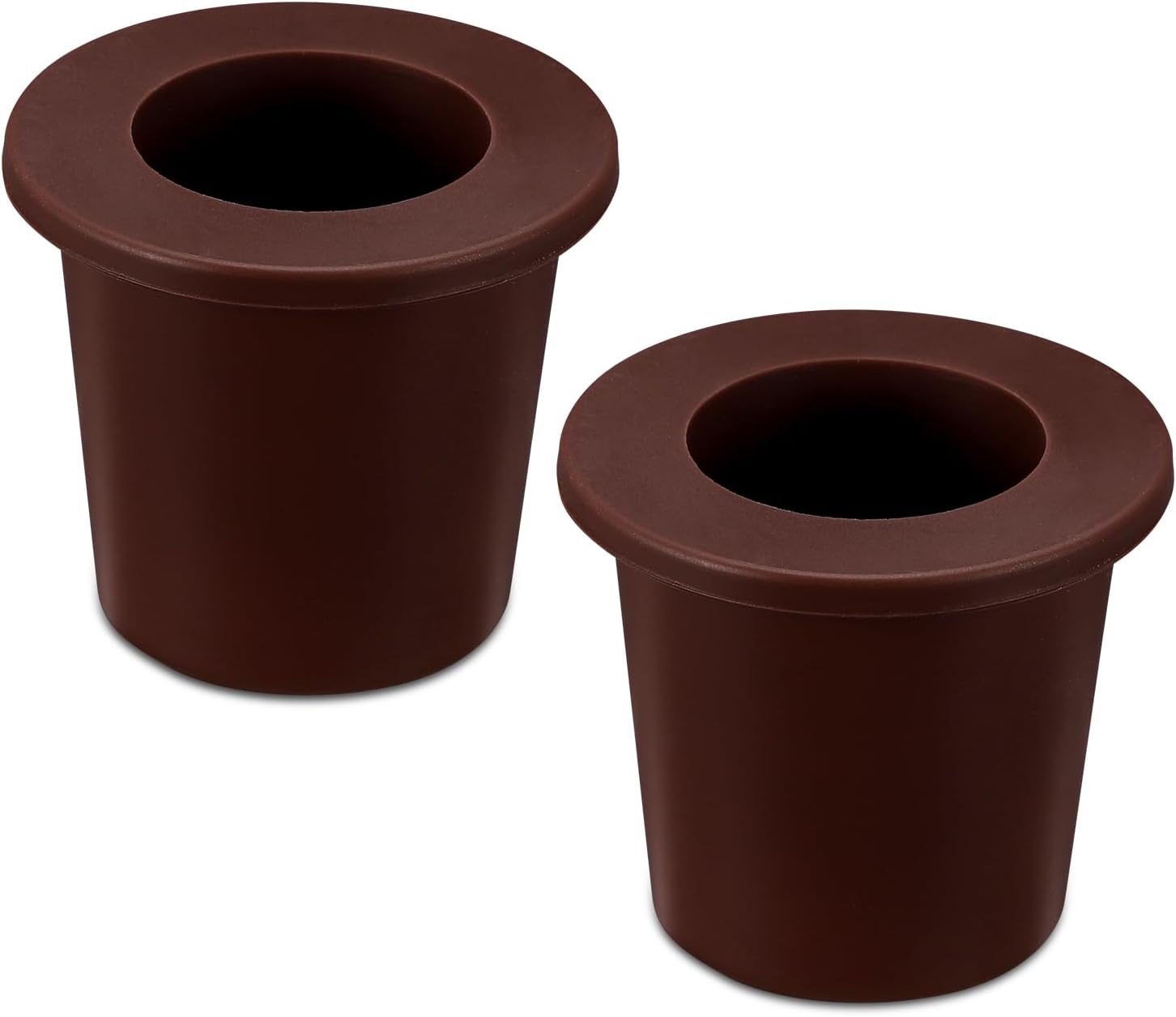 lasuroa 2pcs Umbrella Table Ring Hole, Silicone Umbrella Cone Wedge Plug Sleeve