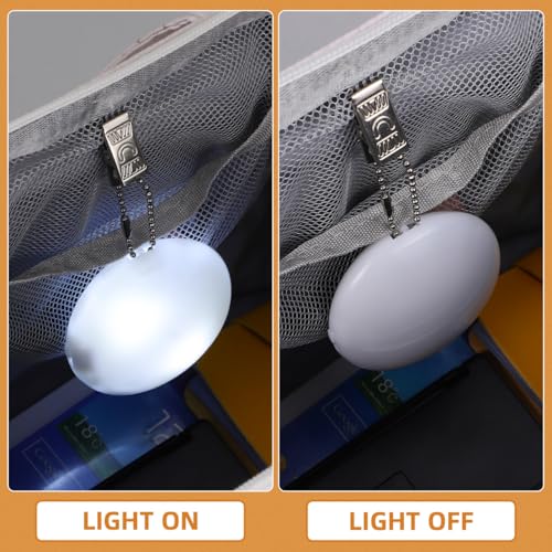 Image of Mikikit 4-Pack Led Purse Lights with Automatic Touch Sensor Clip-on Handbag and Backpack Lamp for Easy Item Finding in Dark Bags