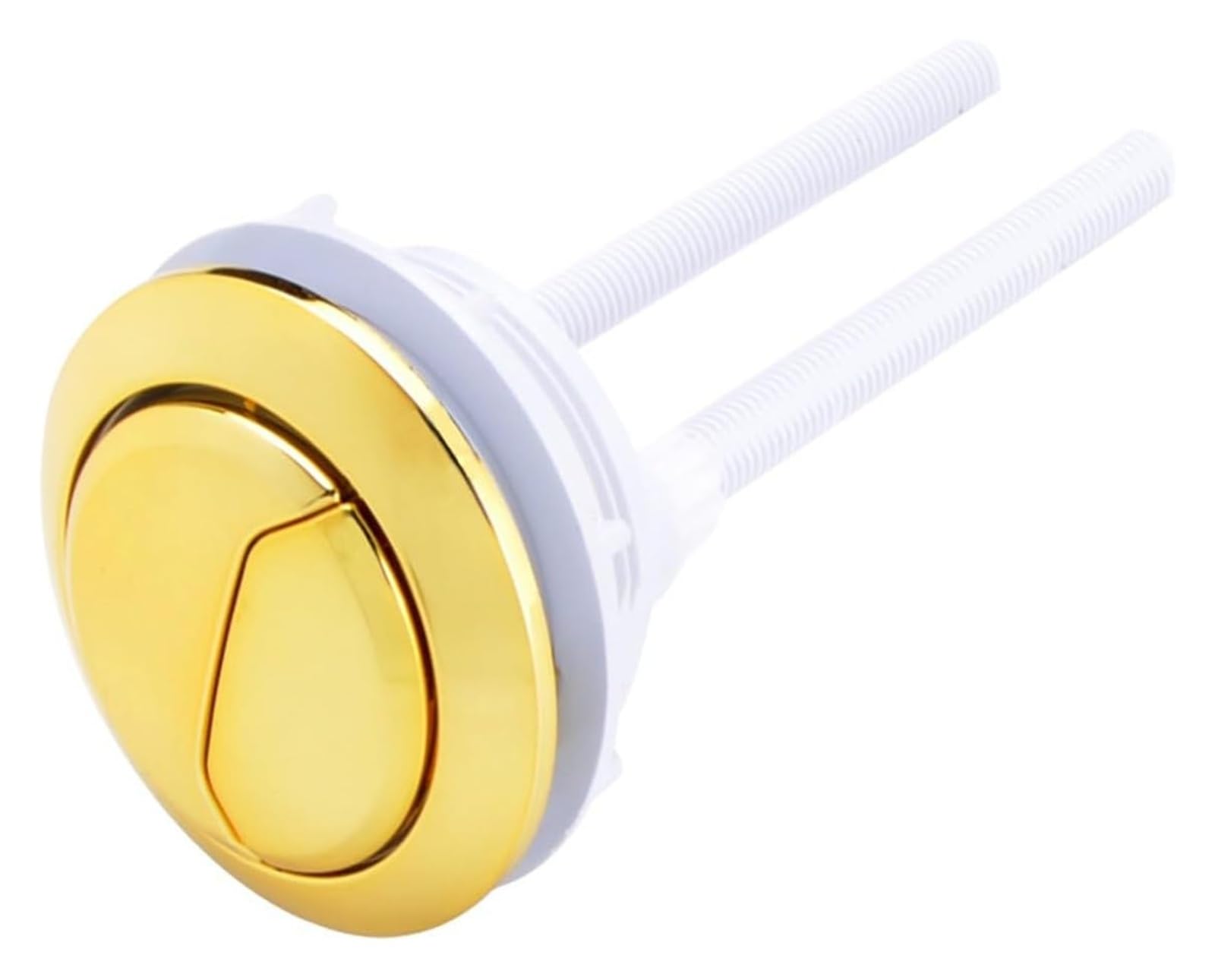 Kxaoxgrc One Color Toilet Push Button Flush Replacement, Toilet Flush Button 48Mm Dual Round Push Switch Bathroom Accessory