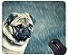 Produktbild Mauspads, Gaming-Mauspad, Pet Pug Dog Regen - Genähte Kanten