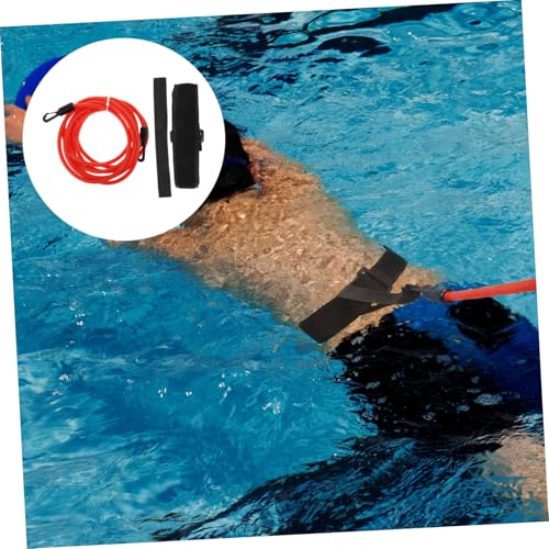 Banda de resistencia para natación con cinturón acuático rojo miniatura 6