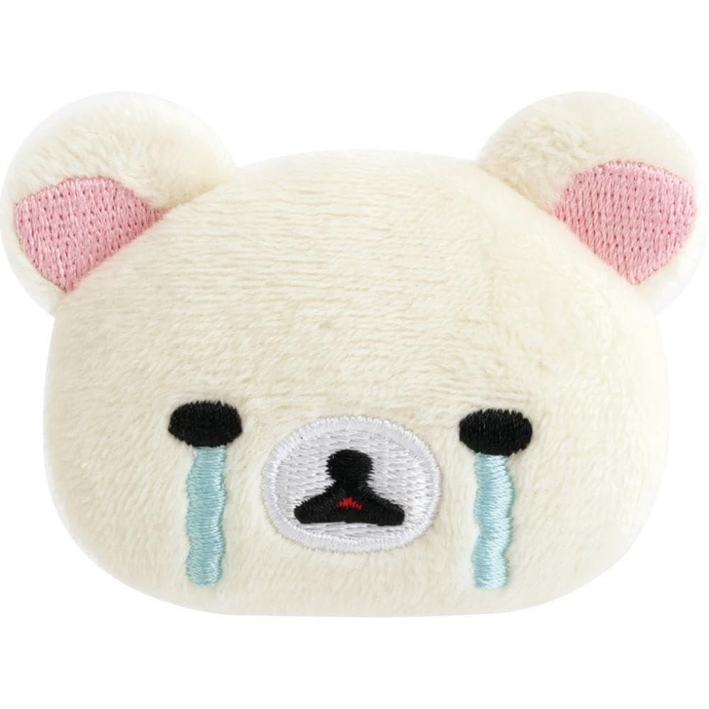 Rilakkuma Emoji Pin Badge, 2.4in