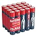 Price comparison product image ANSMANN 5015538 AAA Size Batteries [Tub of 20] Long Lasting Alkaline Disposable AAA Type 1.5V Battery For Cordless Phone Handsets, Toys, Digital Cameras, Remote Controls & Game Consoles