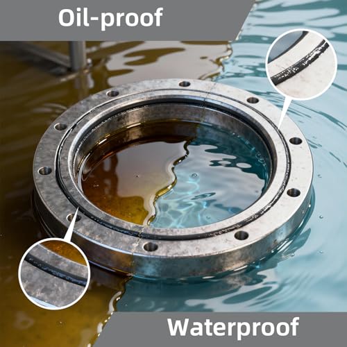 Image of High Temperature RTV Silicone Gasket Maker 3.53 Oz 3 Pack Ultra Black | Oil Resistance Sealant High Strength Flange Sealing for Automotive Motorbike Machine Equipment Repairing
