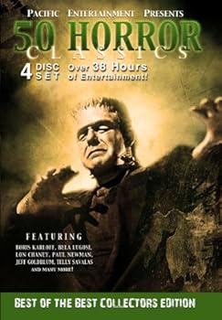 DVD 50 Horror Classics 4 Disc Collection Book
