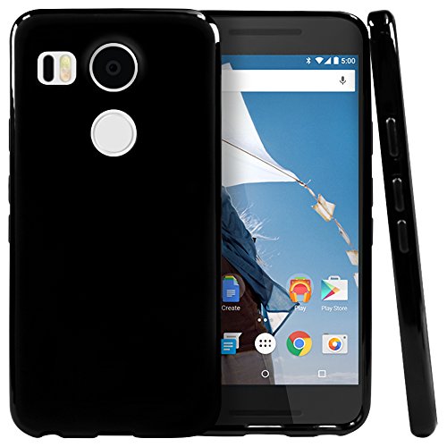 Nexus 5X Case, REDShield® [Black] **New updated Case** Slim & Flexible Anti-shock Crystal Silicone TPU Skin Protective Cover for Google Nexus 5X ,Nexus 5 2nd Gen Case (2015)
