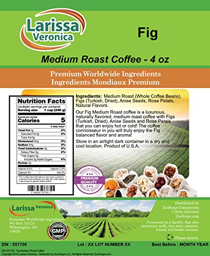 Café en grano tostado medio Fig (4 oz) - Pack x2 miniatura 2