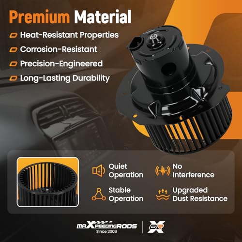 Image of maXpeedingrods AC Heater Blower Motor w /Fan for Ford Bronco /F-150 F-250 F-350 1996-1987 Replaces 700146