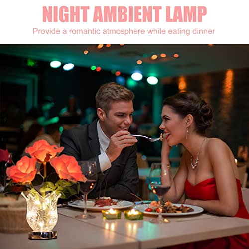 Degum Battery Operated Rose Table Lamp thumb #3