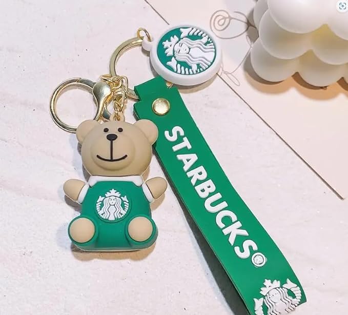 M.T. BROTHERS - Starbucks Coffee Cup keychain Gift for girl Boys Keyring and Bag Hanging Accessory | Keychain for Boys Kids Return Gifts.