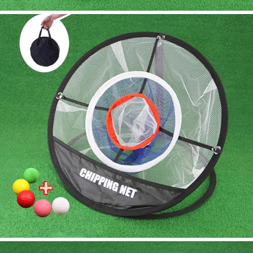 ゴルフアプローチ練習ネット ゴルフ練習用品 アプローチネット ゴルフショット アプローチ練習器具 ゴルフ練習ネット(練習ネット・ブラック)