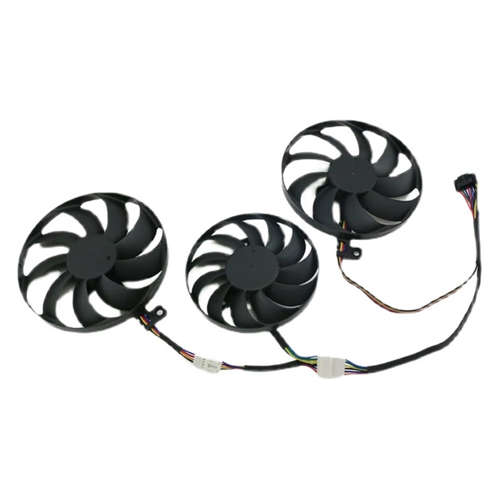 Youngran 3PCS T129215BU FDC10H12D9-C Tarjeta de gráficos Ventilador Compatible con ASUS tuf Gaming X3 Radeon RX 5700 O8G EVO Gaming Leisurely (Blade Color : T129215BU)