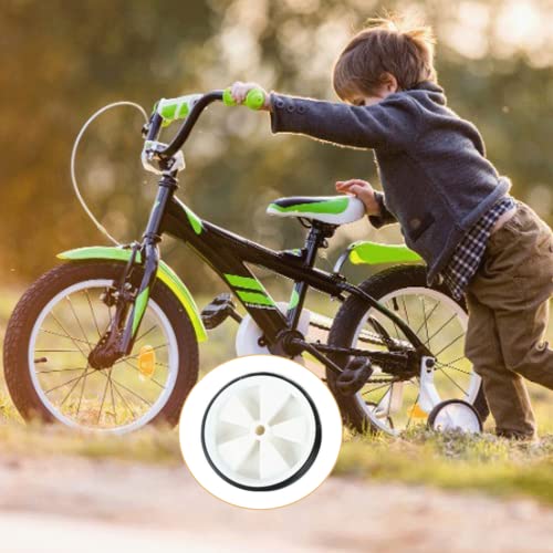 Bicycle Training Wheels for Kids, 1 Pair Children's Bike Stabilisers Cycling Support Wheels, Balance Stabilisers Training Tool Low Noise Rubber Bike Replacement (pink) - image 3