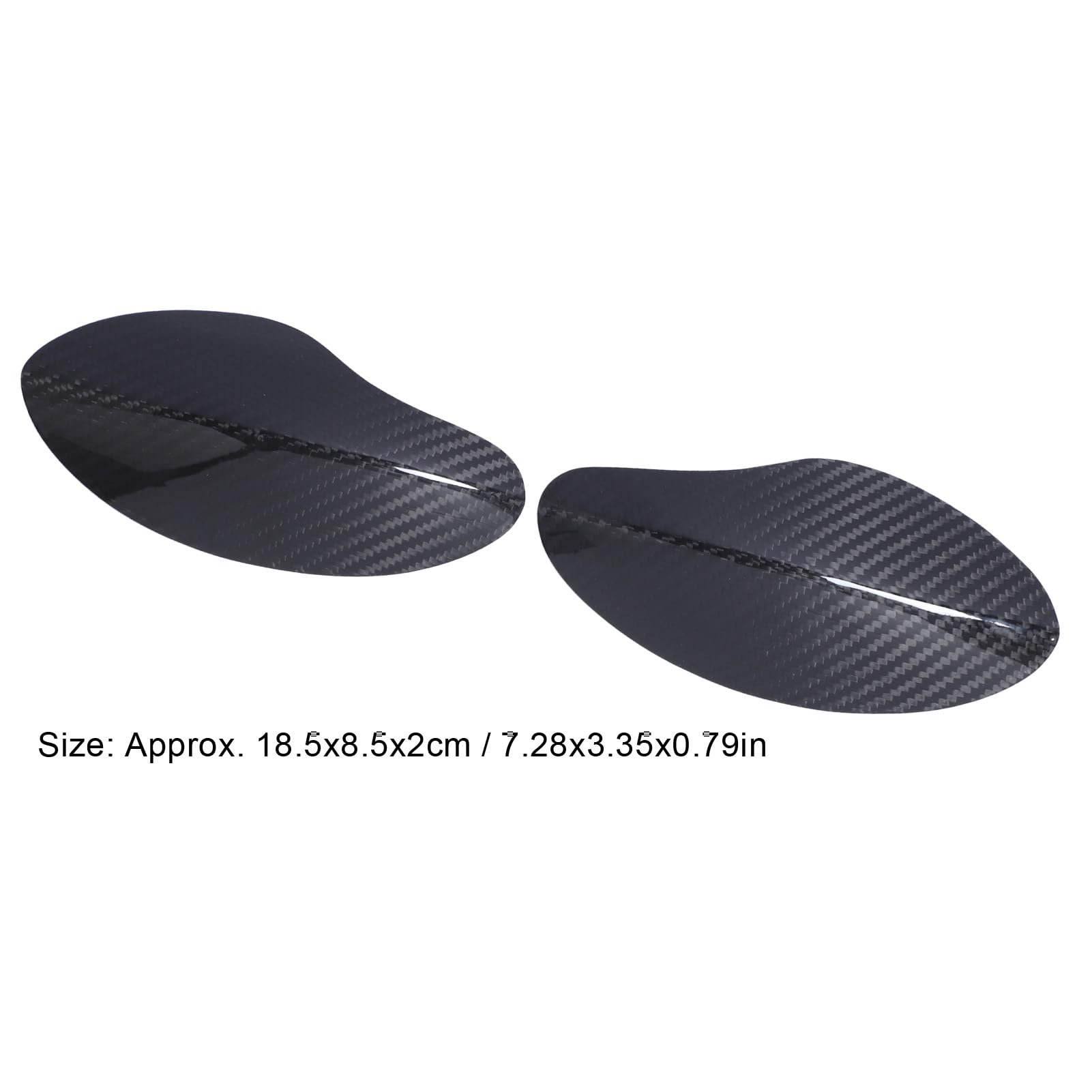 Lot de 2 Protections Latérales de Moto en Fibre de Carbone Anti-rayures, Protection Latérale Anti-collision de Remplacement pour Xmax 125 250 300 400