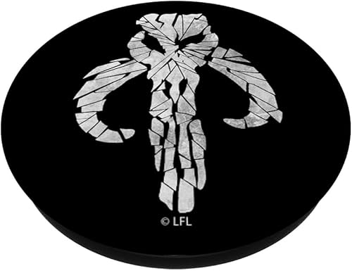 Miniatura 2 de PopSockets PopSockets PopSockets de Símbolo Mandaloriano de Star Wars agarre intercambiable para teléfonos y tabletas