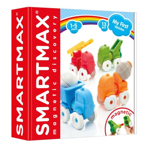 SmartMax - My First Vehicles Magnetic Discovery Play Set 13 pieces 1-5 Years