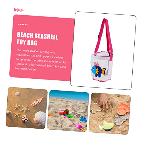 ABOOFAN 3 Pçs Saco De Brinquedo Concha Coleta Saco De Armazenamento De Natação Bolsa De Secagem Rápi