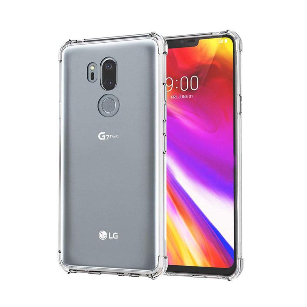 Amazon Brand - Solimo Mobile Cover (Soft & Flexible Shockproof Back Case with Cushioned Edges) Transparent for LG G7 ThinQ (B08QSV5Q65) Amazon Price History, Amazon Price Tracker