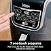 Ninja AF161 Max XL Air Fryer that Cooks, Crisps, Roasts, Bakes, Reheats and Dehydrates, with 5.5 Quart Capacity, and a High Gloss Finish, Grey