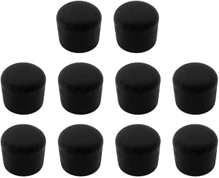 Cubiertas de mango de futbolín para máquina de futbolín, extremo de varilla de plástico de 15,8 mm, piezas de repuesto de mesa de fútbol negro, protectores de caña de seguridad para niños para juegos