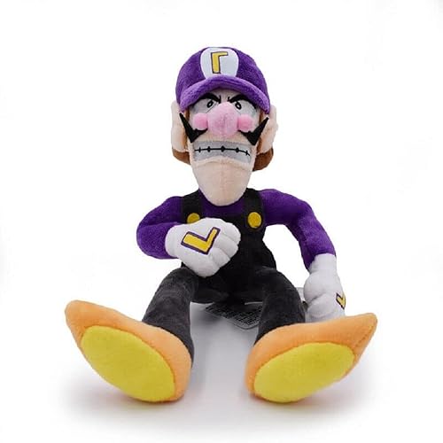 Anime Wario - Muñeco de peluche Waluigi, figura de Wario y Waluigi, 9-10 pulgadas (Waluigi de 10 pulgadas) disponible en Yaxa Colombia
