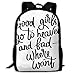 Produktbild hengshiqi Rucksack Schultasche,Backpack, Travel Backpack Laptop Backpack Large Diaper Bag - Good Girls Go to Heaven and Bad - Where Want Backpack School Backpack for Women & Men