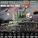 BESTYMXY RC Tanks Heng Long Russia KV-2 Heavy Tank, 1/16 2.4ghz Russian Tank Model That Shoots, Remote Control Tank Vehicles with Sound & Light for Ages 14+