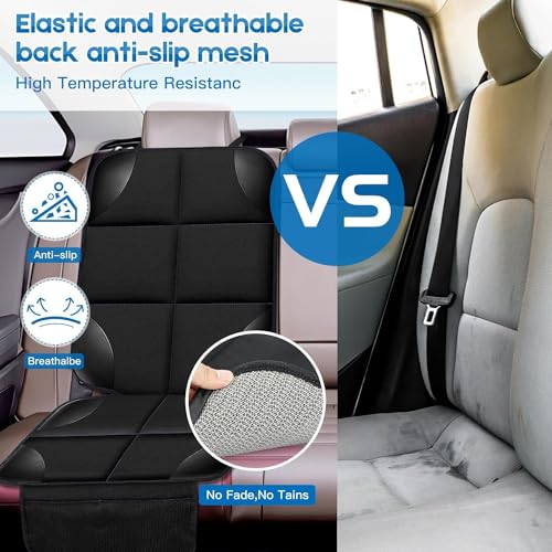 JVXYUIEH Car seat Protection pad car seat pad 1Pack Set Waterproof Fabric car seat Cover Anti Slip Backing Vehicle Baby pet Protection pad