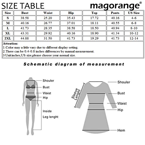 Magorange Women 2 Piece Outfits Sets Long Sleeve Varsity Jacket Patchwork Button Down Crop Top Sweatsuit Set Red #TOP3