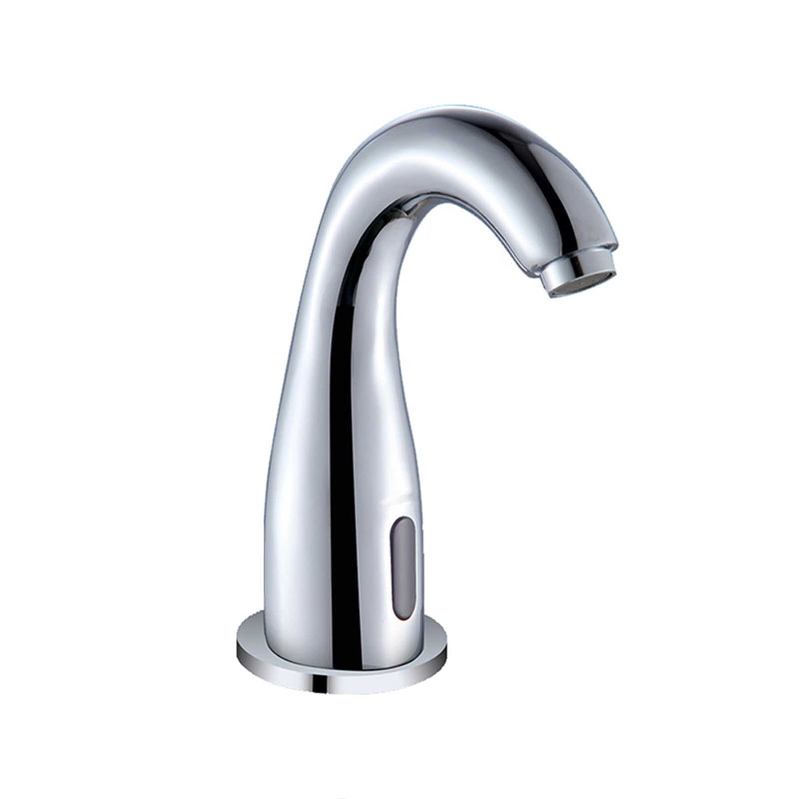 ZYCHSJXA Basin Mixer Taps Chrome Smart Infrared Induction Faucet Sensor Wash with Hot and Cold Battery Powered
